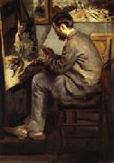 Auguste renoir frederic Bazille oil painting